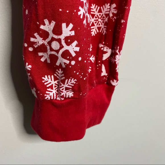 MACY’S Family PJs Men’s long sleeve knit snowflakes joggers  lounge wear NEW - Picture 4 of 6